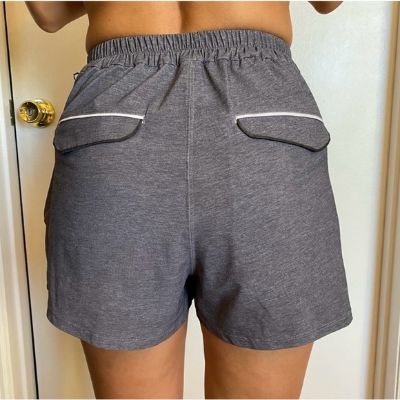 Lululemon Athletica & go City Beautiful Skort Activewear Gray Heathered Size 6 - Picture 7 of 16